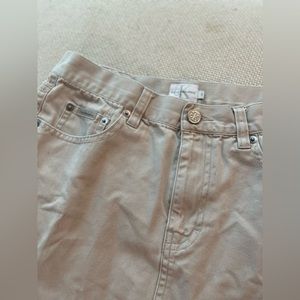 ADORABLE 90’s Vintage Calvin Klein Jeans Jean Skirt with Pockets